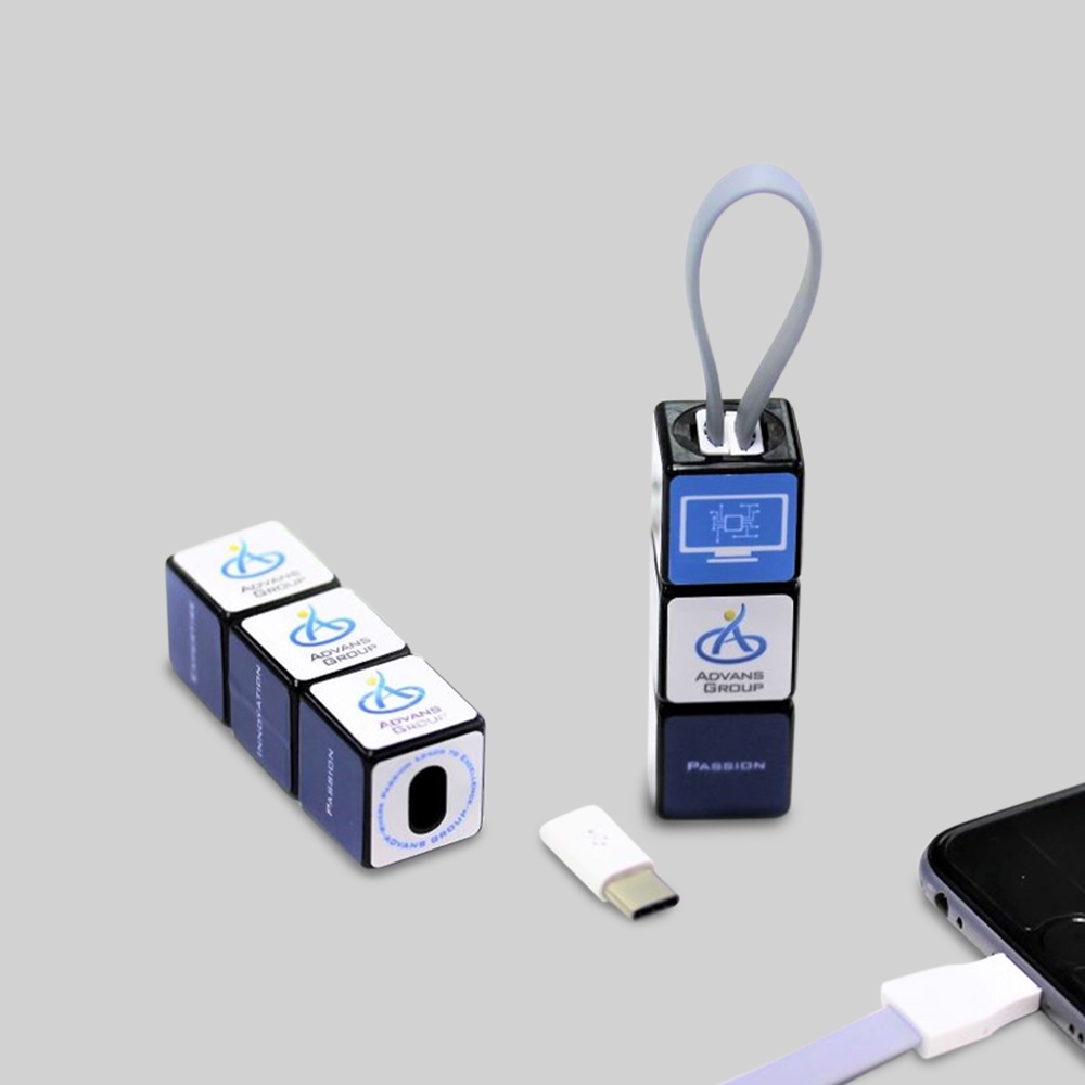 Rubik Cube Mobile Charging Cables